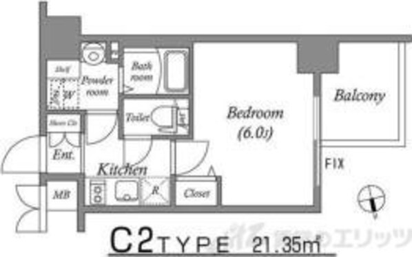 エスリード新大阪グランファーストの物件間取画像